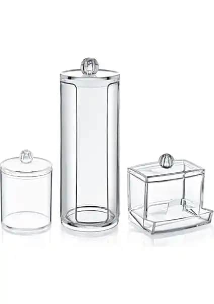 Box Up 3'lü Organizer Seti ile Banyonuzda Pratik ve Estetik Düzen Sağlayın