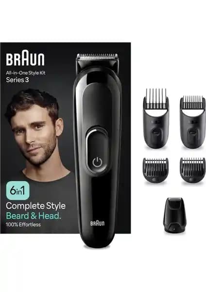Braun Series 3 MGK3420 Çok Fonksiyonlu Erkek Bakım Seti Profesyonel Sonuçlar İçin