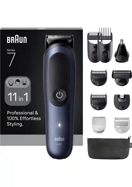 Braun Series 7 Çok Yönlü ve Güçlü Tıraş Çözümü Erkekler İçin Profesyonel Bakım Seti