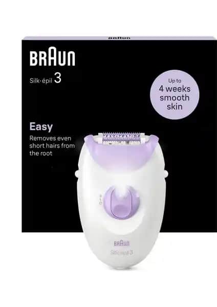 Braun Silk-Épil 3 3-000 Epilatör: Güçlü ve Pratik Evde Epilasyon Cihazı