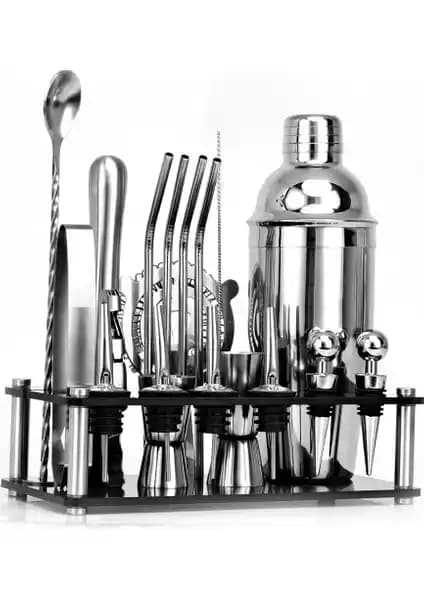 Buyfun Paslanmaz Çelik Kokteyl Seti: Şık ve Dayanıklı Bar Ekipmanları ile Profesyonel İçki Deneyimi