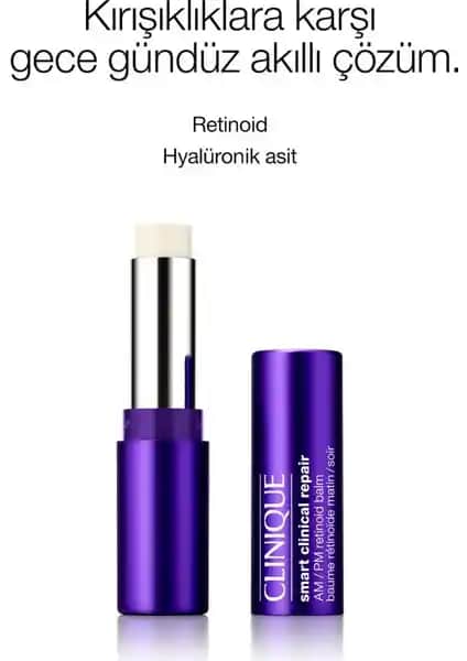 Clinique Smart Clinical Repair Serisi Gündüz ve Gece Retinoid Balm ve Hyalüronik Asit Ürünü