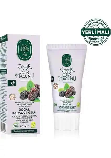 Çocuklar İçin Doğal ve Güçlendirici Karadut Özlü Diş Macunu Ürünü Özellikleri ve Faydaları