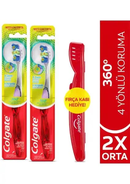 Colgate 360 Gelişmiş 4 Yönlü Koruma Orta Diş Fırçası İncelemesi ve Kullanıcı Yorumları