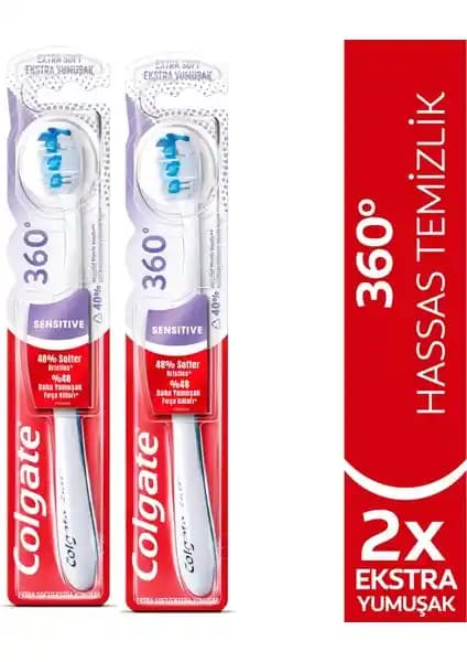 Colgate 360 Hassasiyete Pro Çözüm Ekstra Yüksek Diş Fırçası Hassas Dişler İçin Güvenilir Temizlik Aracı