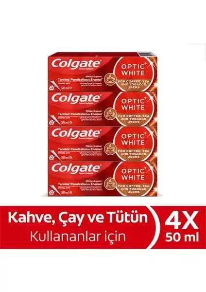 Colgate Optic White Kahve Çay ve Tütün Kullanıcıları İçin Diş Macunu Ürün İncelemesi ve Faydaları