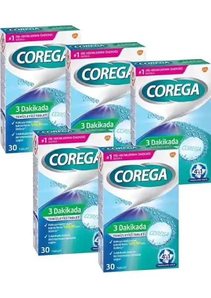 Corega 3 Dakikada Diş Protezi Temizleyici Tablet ile Etkili ve Pratik Temizlik