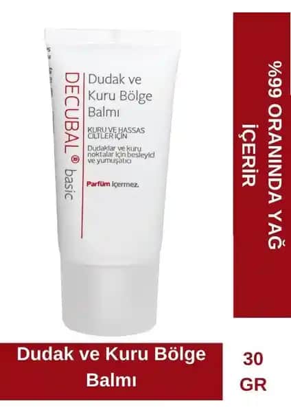 Decubal Kuru ve Hassas Ciltler İçin Dudak ve Kuru Bölge Balmı Ürün İncelemesi ve Kullanıcı Yorumları