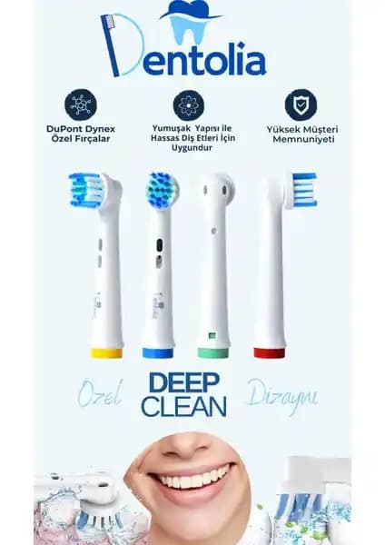 Dentolia Yedek Diş Fırçası Başlıkları: Derinlemesine Temizlik ve Hassas Kullanım İçin Uygun