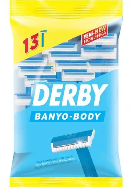 Derby Banyo 13'lü Poşet: Hijyenik ve Pratik Tıraş Çözümü Ürün Tanıtımı ve Özellikleri