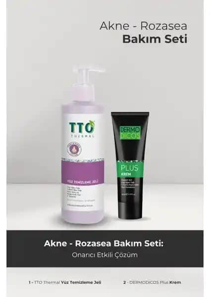 Dermodicos Plus Akne ve Rozasea Bakım Seti ile Hassas Ciltler İçin Güçlü ve Doğal Çözüm