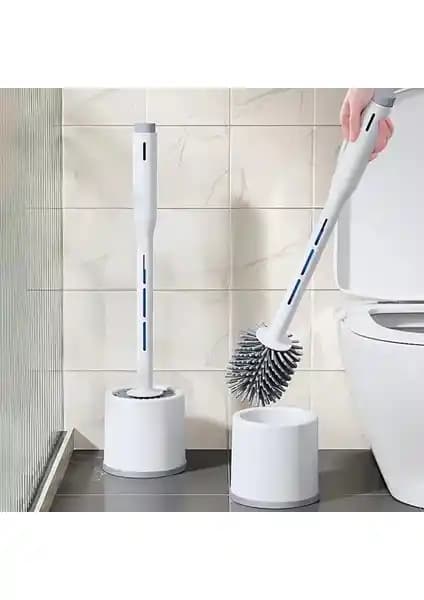 Deterjan Hazneli Silikon Tuvalet Fırçası ile Hijyenik ve Pratik Temizlik Çözümü