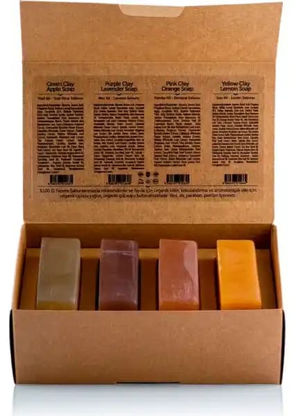 Dionesse Doğal Kil Sabunu Seti Kadınlar İçin Organik Cilt ve Saç Bakım Ürünleri