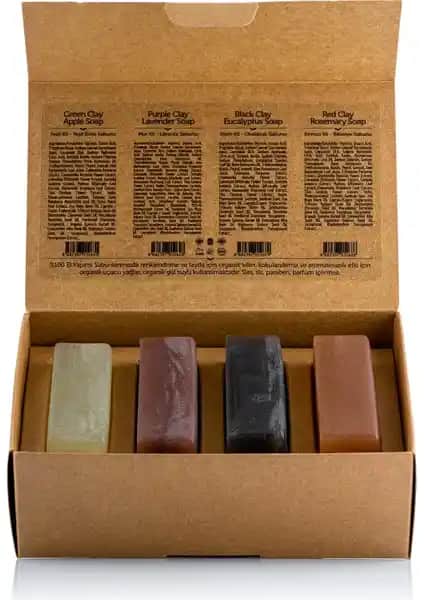 Dionesse Erkek Kil Sabunu Seti Doğal ve Bitkisel İçeriklerle Güçlendirilmiş Cilt Bakımı Alternatifi