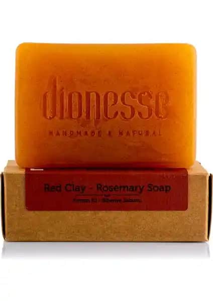 Dionesse Kırmızı Kil Biberiye Sabunu: Doğal ve Etkili Cilt Temizliği İçin Güçlü Seçenek