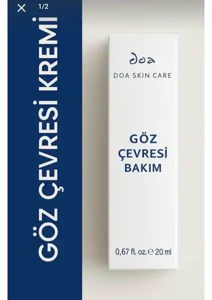 Doa Kozmetik Göz Çevresi Bakım Kremi ile Genç ve Canlı Gözler İçin Etkili Çözüm