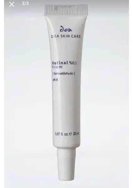 Doa Kozmetik Retinal %0,1 Krem: Cilt Yenileme ve Renk Eşitsizliklerini Gideren Etkili Formül