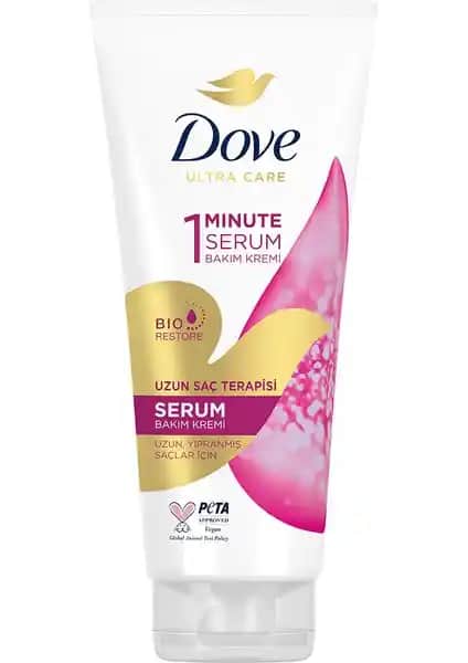 Dove 1 Dakika Serum Saç Bakım Kremi ile Güçlü ve Parlak Saçlara Hızlı Ulaşım