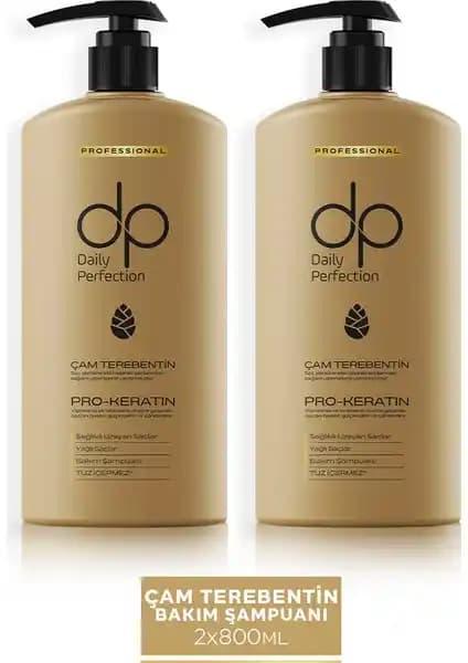 Dp Daily Perfection Çam Terebentin Tuzsuz Şampuan ile Doğal Saç Bakımı ve Güçlendirme