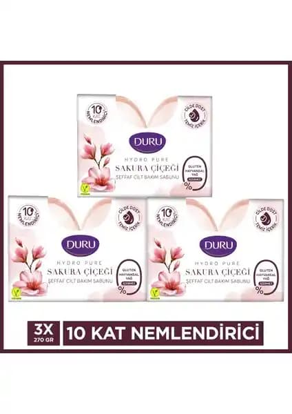 Duru Hydro Pure Sakuraçiçeği Sabun: Doğal İçerik ve Ferahlatıcı Koku ile Günlük Cilt Bakımı