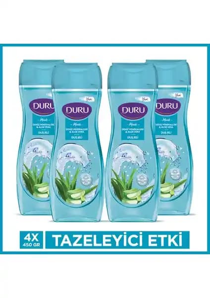 Duru Moods Deniz Mineralleri ve Aloe Vera Duş Jeli: Doğal ve Ferahlatıcı Temizlik İçin Tercih