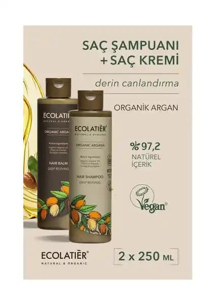 ECOLATIER Yoğun Canlandırıcı Saç Seti Organik İçeriklerle Güçlendiren Bakım Çözümü