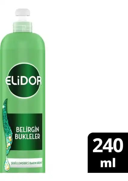 Elidor 7/24 Belirgin Bukleler Şekillendirici Bakım Kremi: Kıvırcık ve Dalgalı Saçlar İçin Etkili Çözüm