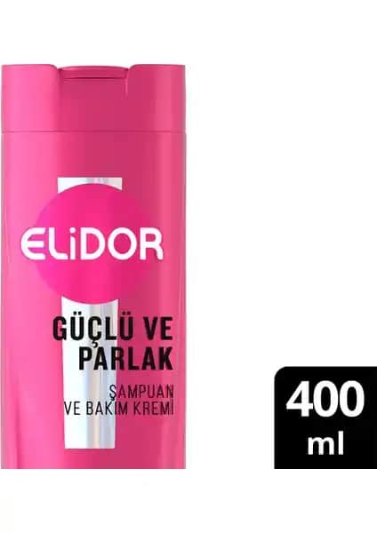 Elidor Superblend 2'si Bir Arada Şampuan ve Saç Bakım Kremi Güçlü, Parlak ve Sağlıklı Saçlar İçin