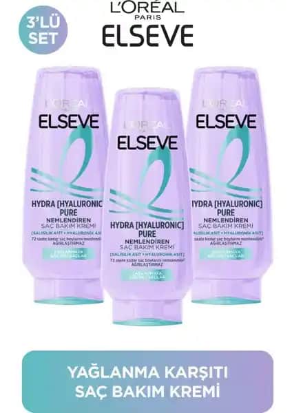 Elseve Hydra Pure Hyaluronik Saç Bakım Kremi: Yoğun Nem ve Hafiflik Sağlayan Formül