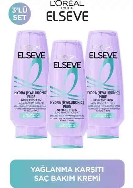 Elseve Hydra Pure Hyaluronik Saç Bakım Kremi: Yoğun Nem ve Hafiflik Sağlayan Formül