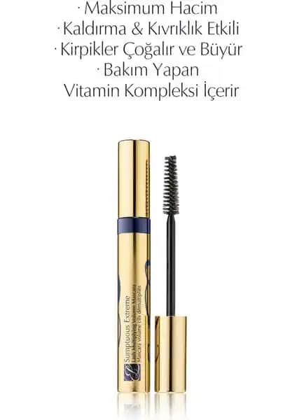 Estée Lauder Sumptuous Extreme Maskara: Hacim ve Uzunluk Sunan Profesyonel Göz Makyajı Ürünü
