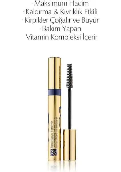 Estée Lauder Sumptuous Extreme Maskara: Hacim ve Uzunluk Sunan Profesyonel Göz Makyajı Ürünü