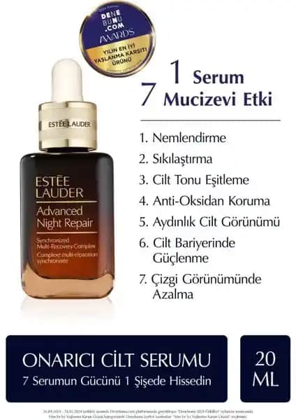 Estée Lauder Yaşlanma Karşıtı Gece Serumu: Cilt Yenileme ve Gençlik Koruma Çözümü