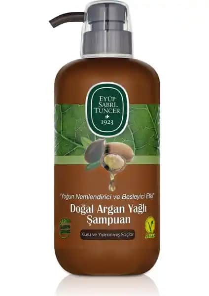 Eyüp Sabri Tuncer 600ml Doğal Argan Yağlı Şampuan Saç Sağlığı ve Parlaklık İçin Güçlü Bir Seçenek