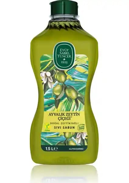 Eyüp Sabri Tuncer Ayvalık Zeytın Çiçeği Sıvı Sabun Doğal ve Hafif Temizlik İçin Uygun