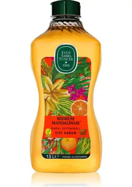 Eyüp Sabri Tuncer Bodrum Mandalinası Sıvı Sabun Doğal ve Ferahlatıcı Temizlik Deneyimi
