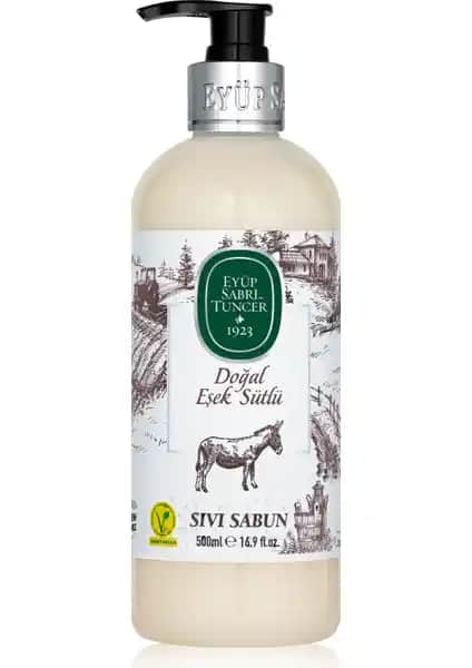 Eyüp Sabri Tuncer Eşek Sütlü Doğal Sıvı Sabun: Cilt Dostu Temizlik ve Nemlendirici Özellikler