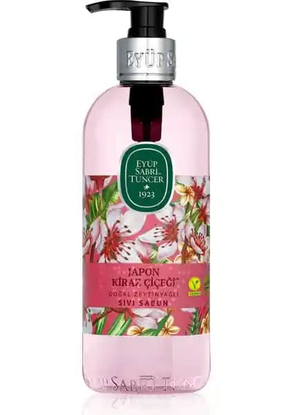 Eyüp Sabri Tuncer Japon Kiraz Çiçeği Sıvı Sabun: Doğal İçerikli ve Cilt Dostu Temizlik Ürünü
