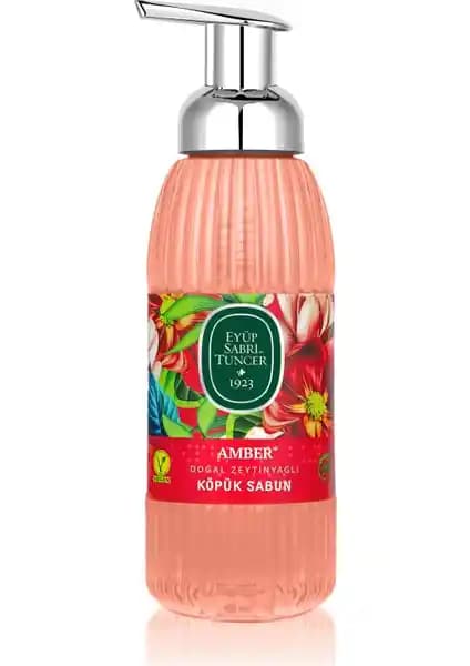 Eyüp Sabri Tuncer Zeytinyağlı Amber Köpük Sabunu Doğal İçeriklerle Güzel ve Temiz Bir Cilt İçin