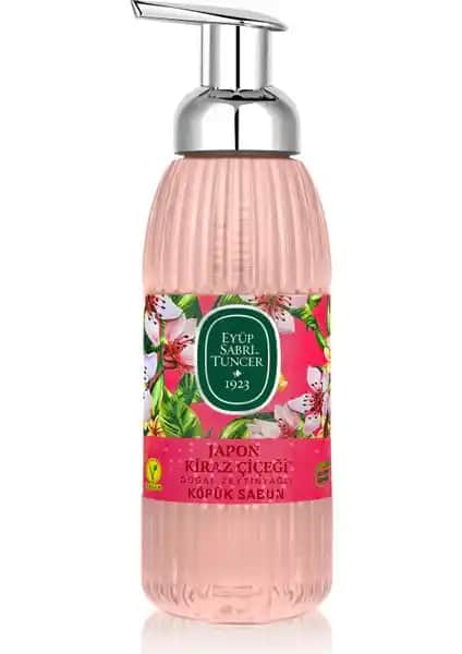 Eyüp Sabri Tuncer Zeytinyağlı Japon Kiraz Çiçeği Köpük Sabun 500ML: Doğal ve Ferahlatıcı Temizlik Ürünü