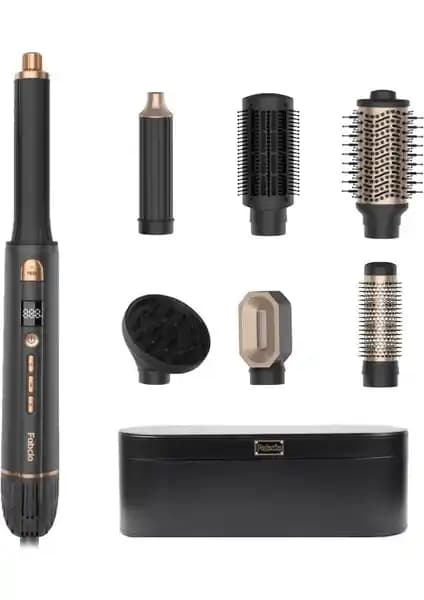 Fabcio Airset 7 Başlıklı Saç Kurutma ve Şekillendirme Seti ile Profesyonel Saç Bakımı ve Şekillendirme
