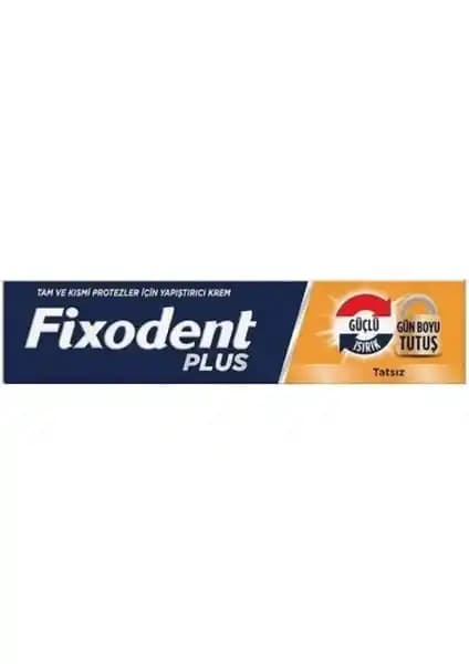 Fixodent Plus Güçlü Tutuş Diş Protez Yapıştırıcı Krem 40 gr Güvenli ve Kolay Kullanım