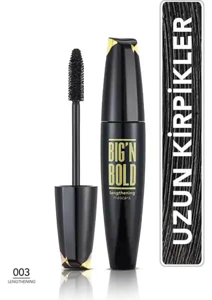 Flormar Big N Bold Maskara ile Hacimli ve Uzun Kirpikler Elde Edin Günlük Kullanım İçin