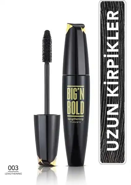 Flormar Big N Bold Maskara ile Hacimli ve Uzun Kirpikler Elde Edin Günlük Kullanım İçin