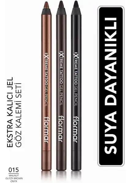 Flormar Extreme Tattoo Jel Göz Kalemi Seti: Kalıcı ve Parlak Makyaj İçin Ideal Seçenek