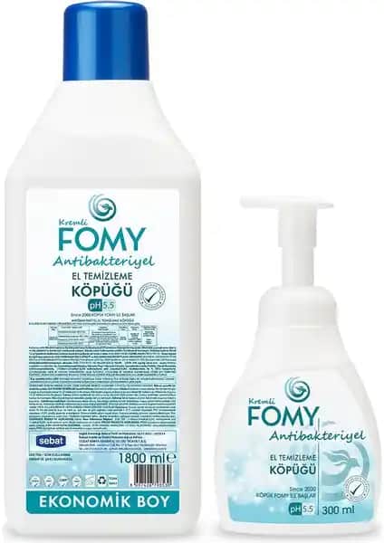 Fomy Antibakteriyel El Temizlik Köpük Seti Hijyen ve Güvenlik İçin Uygun Çözüm