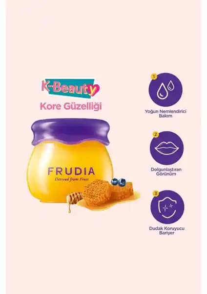 Frudia Blueberry Dudak Balmı: Doğal İçeriklerle Nemlendirici ve Onarıcı Dudak Bakımı