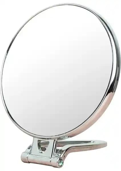Gaman Yuvarlak Çift Taraflı 2x Büyüteçli Makyaj Aynası Modern ve Şık Tasarım