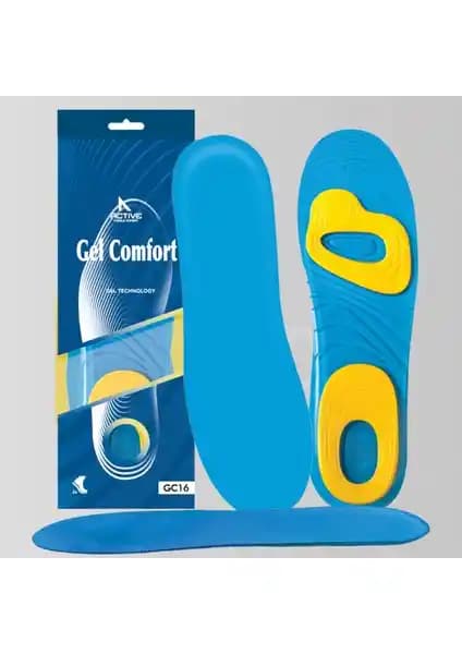 Gel Comfort GC16 Yu<muş>ak Jel İç Tabanlık ile Günlük Ayak Konforunu Artırın