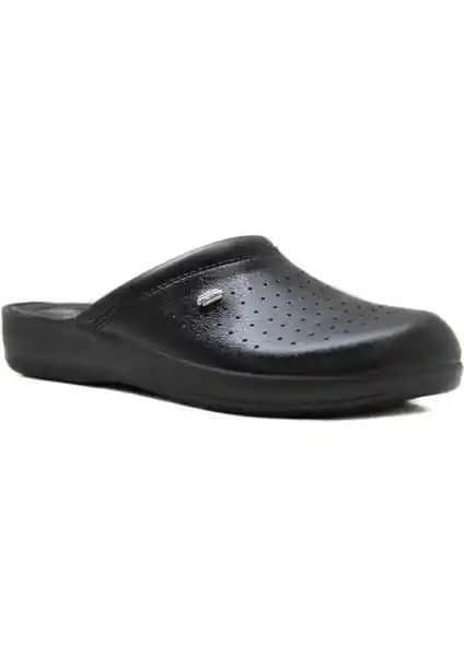 Gezer 4 Nokta Siyah Sabo Terlik: Sağlam ve Konforlu Tasarım Sağlık ve Günlük Kullanım İçin Uygun